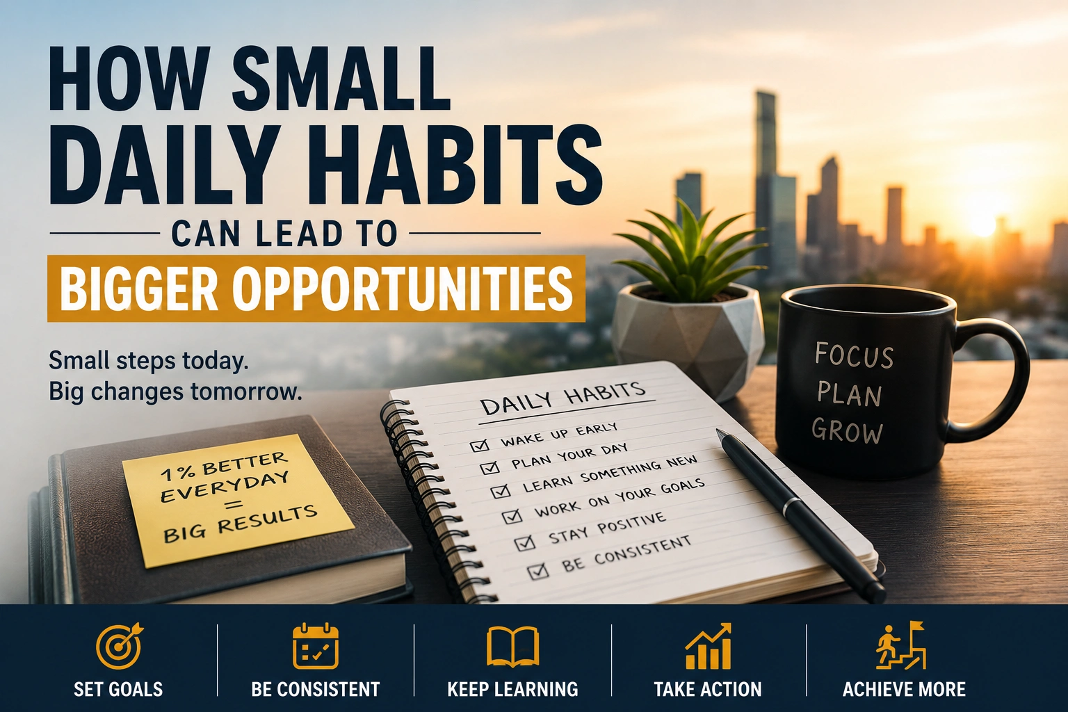 Small Daily Habits Can Lead to Bigger Opportunities